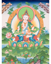 Adi Buddha, Dorje Sempa (Vajrasattva) Thangka
