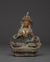 Handcrafted Copper Vajrasattva Statue