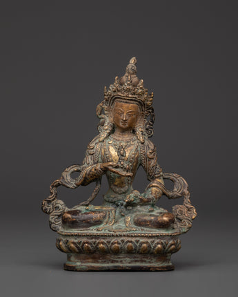 Handcrafted Copper Vajrasattva Statue
