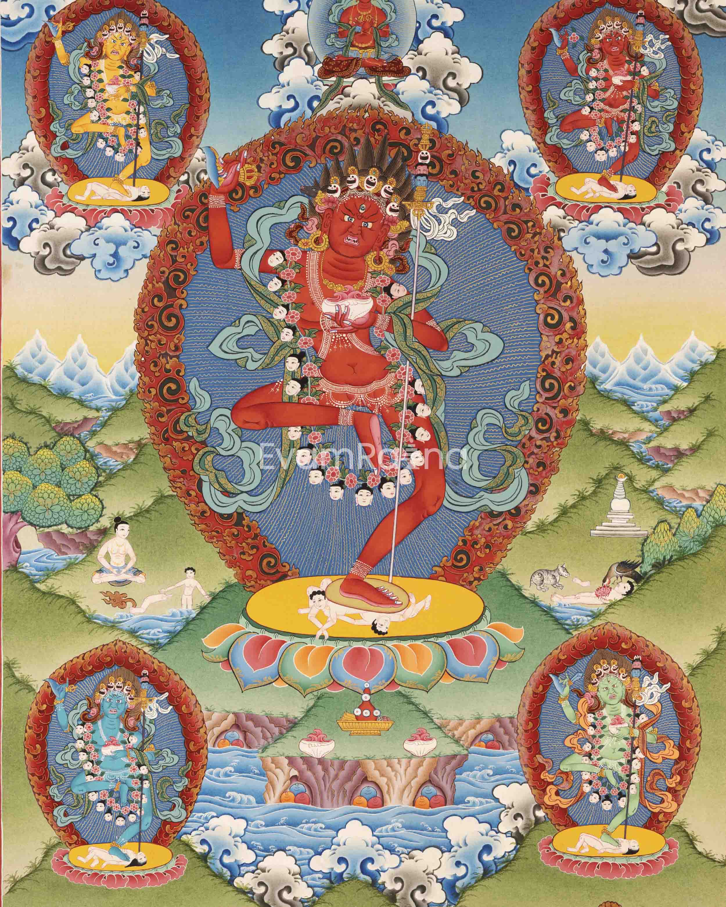 Vajravarahi Yogini Thangka