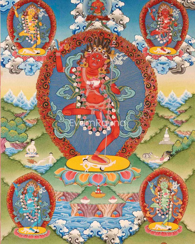 Vajravarahi Yogini Thangka