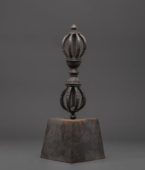 Handcrafted Buddhist Vajra with Stand