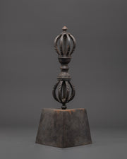 Handcrafted Buddhist Vajra with Stand