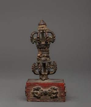 Himalayan Copper Vajra stand