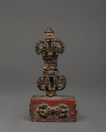 Himalayan Copper Vajra stand