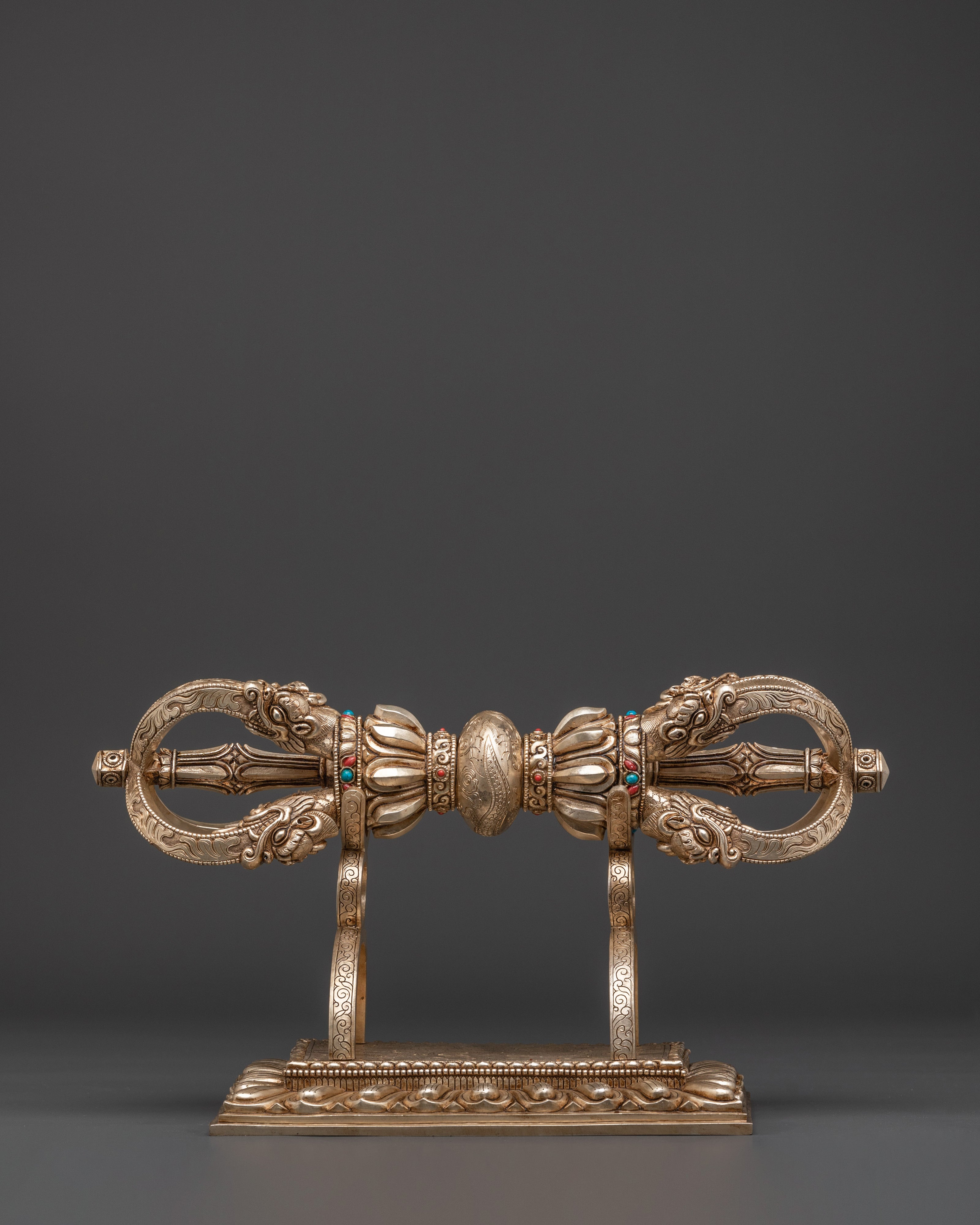 Tibetan Ritual Vajra with Stand