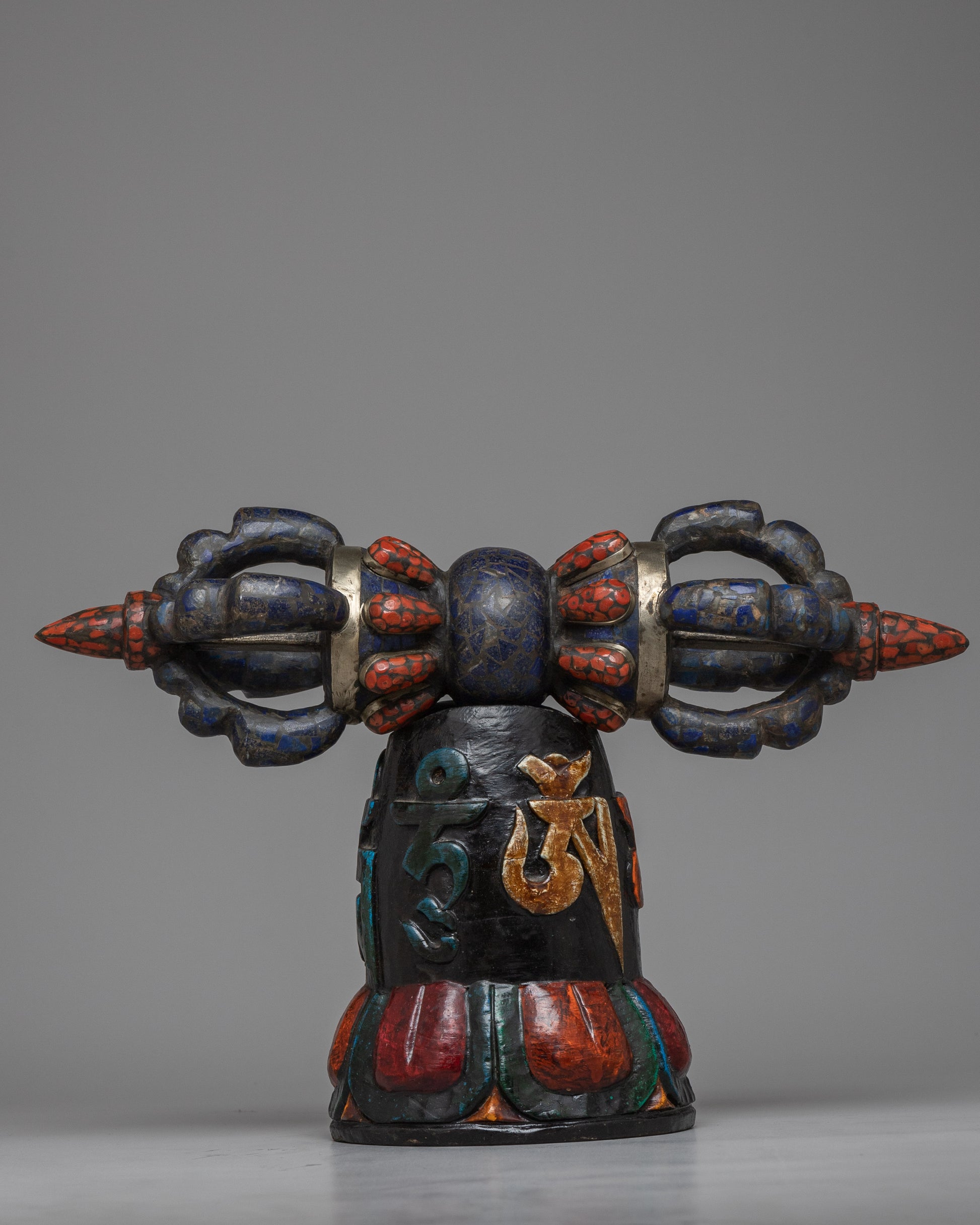 Wooden Base Vajra 