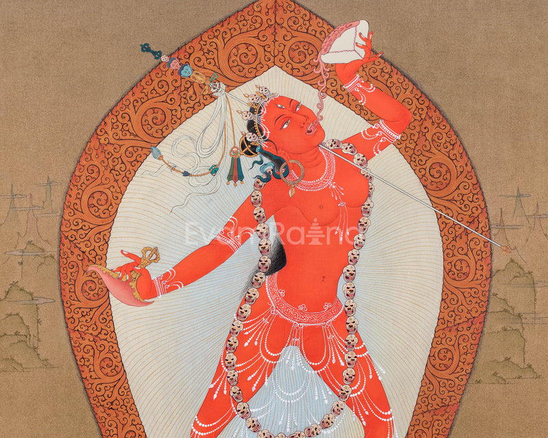 Vajrayogini Dakini Digital Print | Immerse in Divine Feminine Energy | Traditional Art