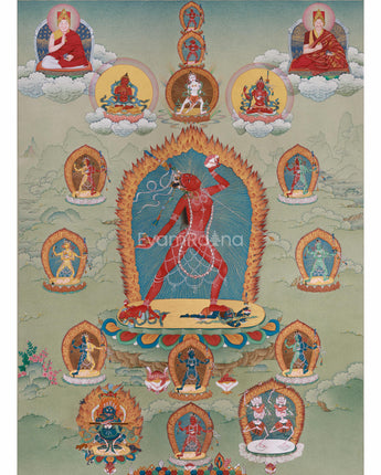 Vajrayogini, Tantric Deity Thangka