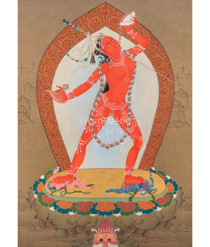 Vajrayogini Dakini Digital Print | Immerse in Divine Feminine Energy | Traditional Art