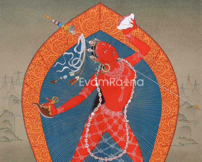 Vajrayogini Thangka: Transdence Dakini Art