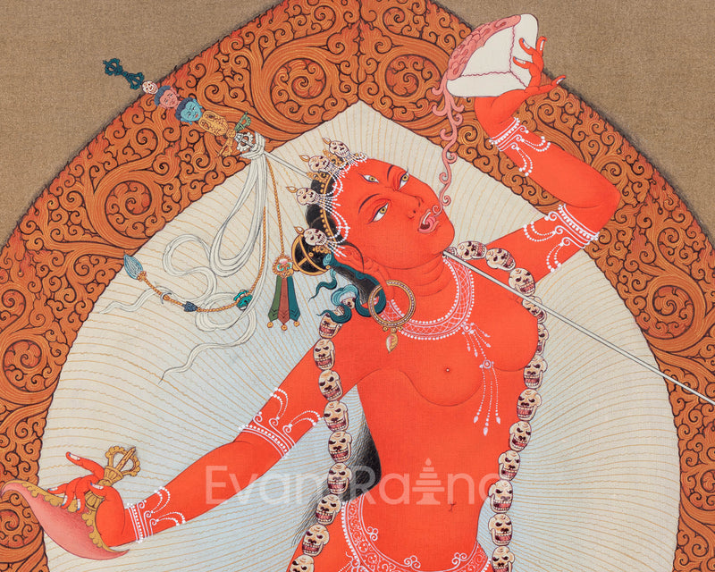 Vajrayogini Dakini Digital Print | Immerse in Divine Feminine Energy | Traditional Art