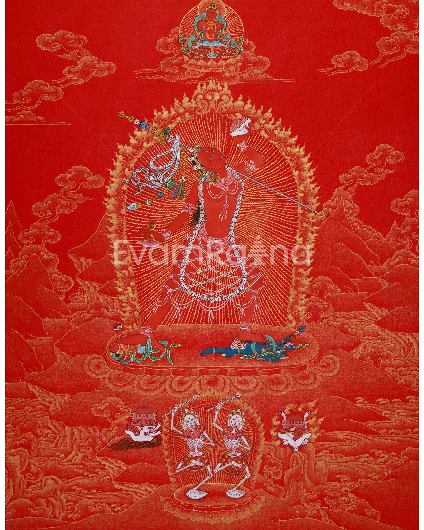 Tantric Goddess Vajrayogini Thangka