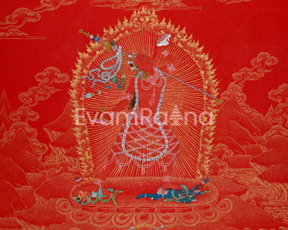 Tantric Goddess Vajrayogini Thangka | The Divine Powerful Red Yogini