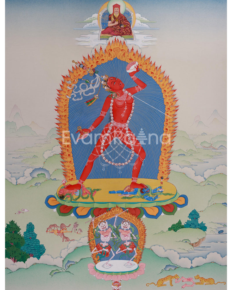 Goddess Dakini Vajrayogini Thangka 