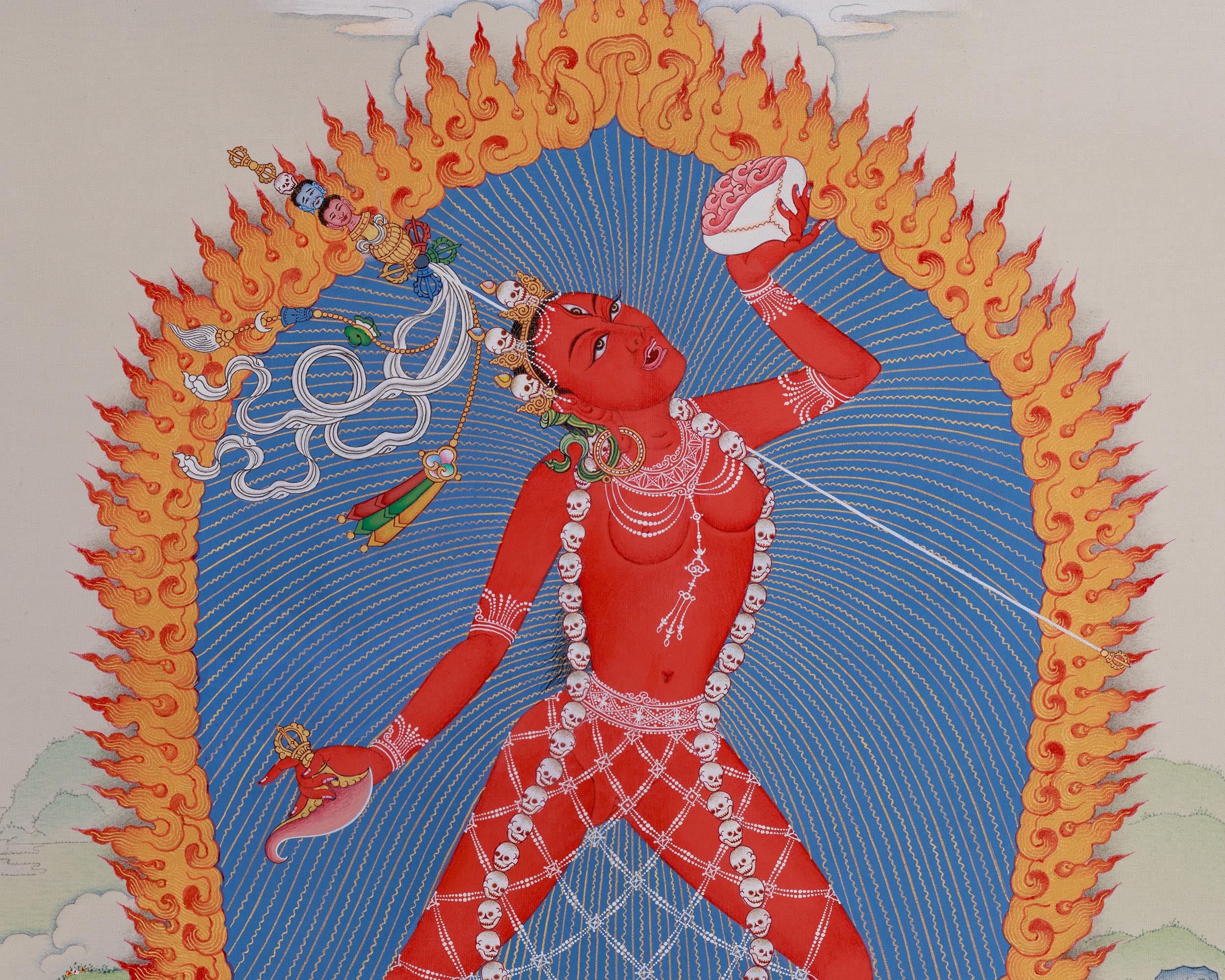 Goddess Dakini Vajrayogini Thangka | Supreme Dakini of Wisdom