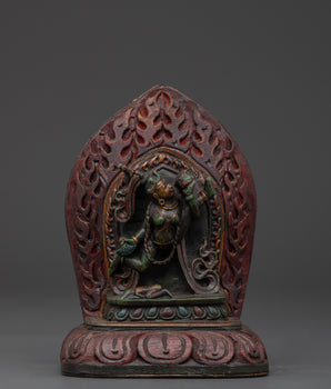 Vajrayogini Wooden Statue