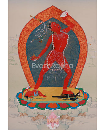 The Red Dakini, Vajrayogini | Enlightened Wisdom & Transformation