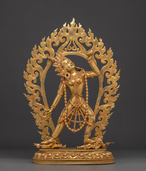 Handcrafted Vajrayogini Golden Statue
