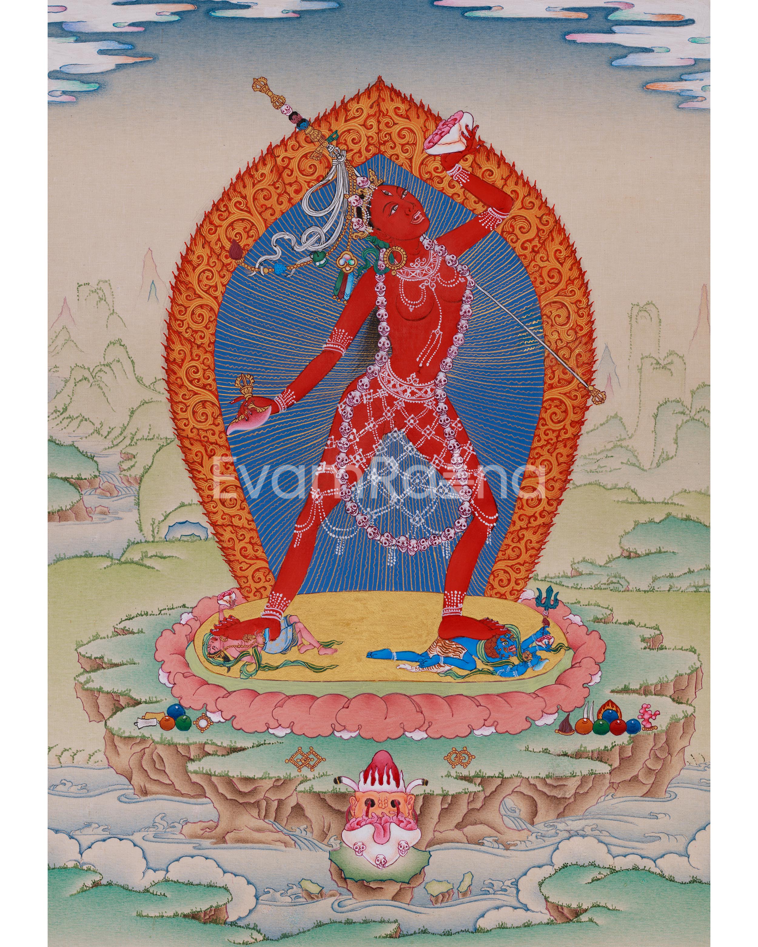 Tibetan Vajrayogini Painting 