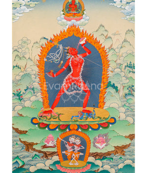 Vajrayogini Dakini Thangka Print