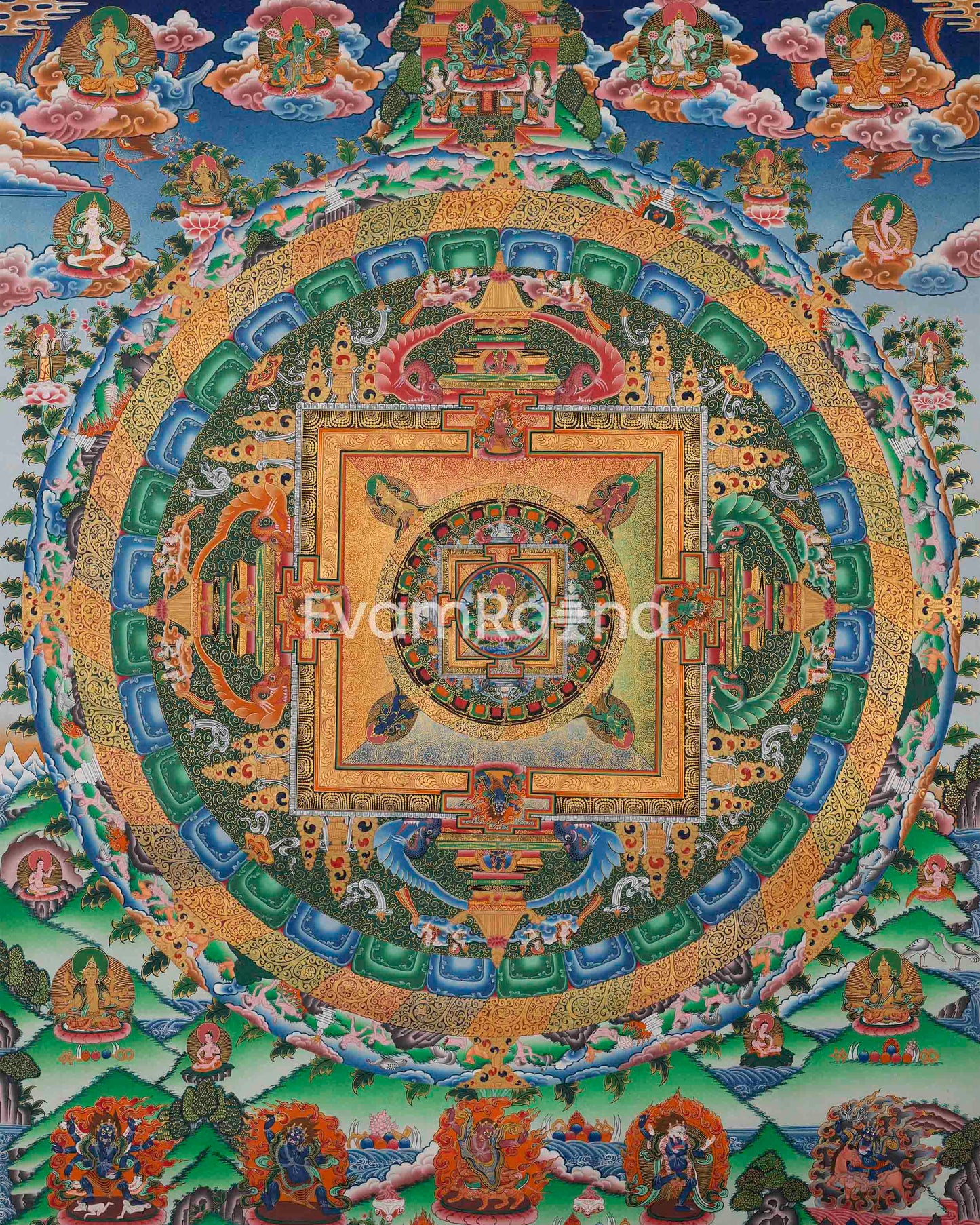 Vasundhara Mandala Thangka 