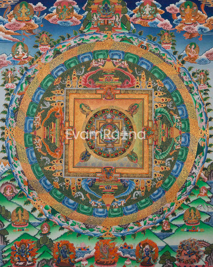 Vasundhara Mandala Thangka 