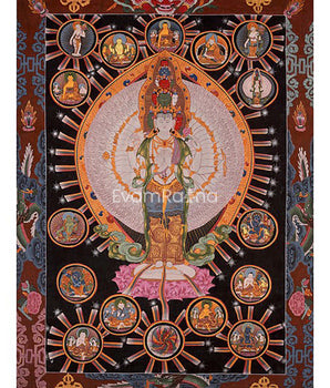 1000 Armed Avalokiteshvara Thangka