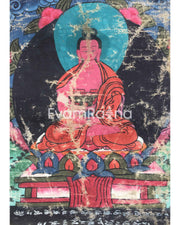 Vintage Amitabha Buddha Thangka