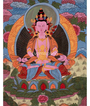 Red Amitayus Buddha