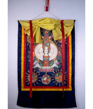 Vintage Avalokiteshvara Thangka