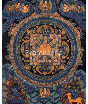 Vintage Buddha Mandala 