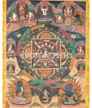Vintage Buddha Mandala 
