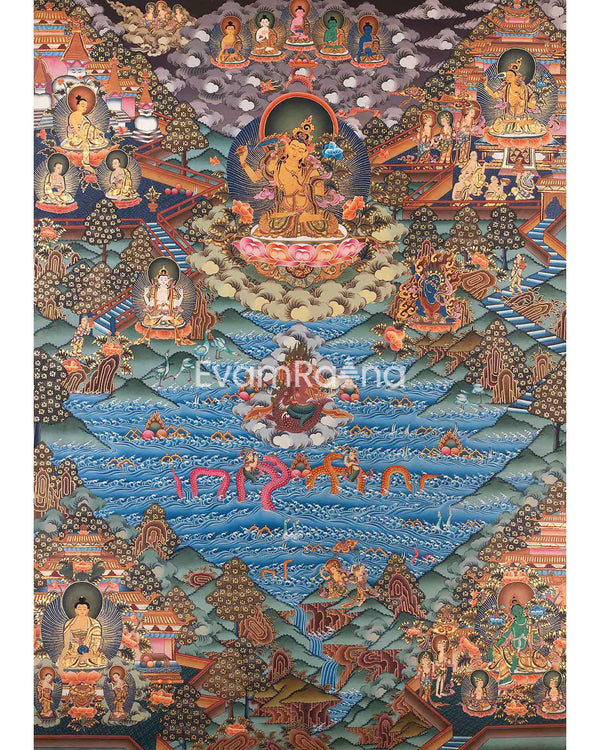 Vintage Manjushri Thangka