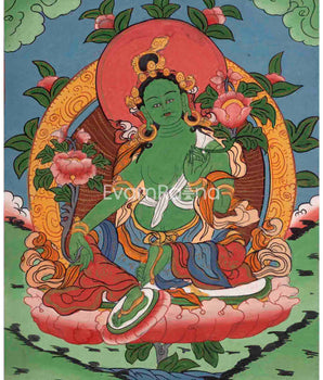 Vintage Small Size Green Tara