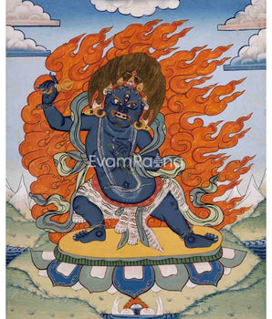 Vintage Vajrapani Thangka