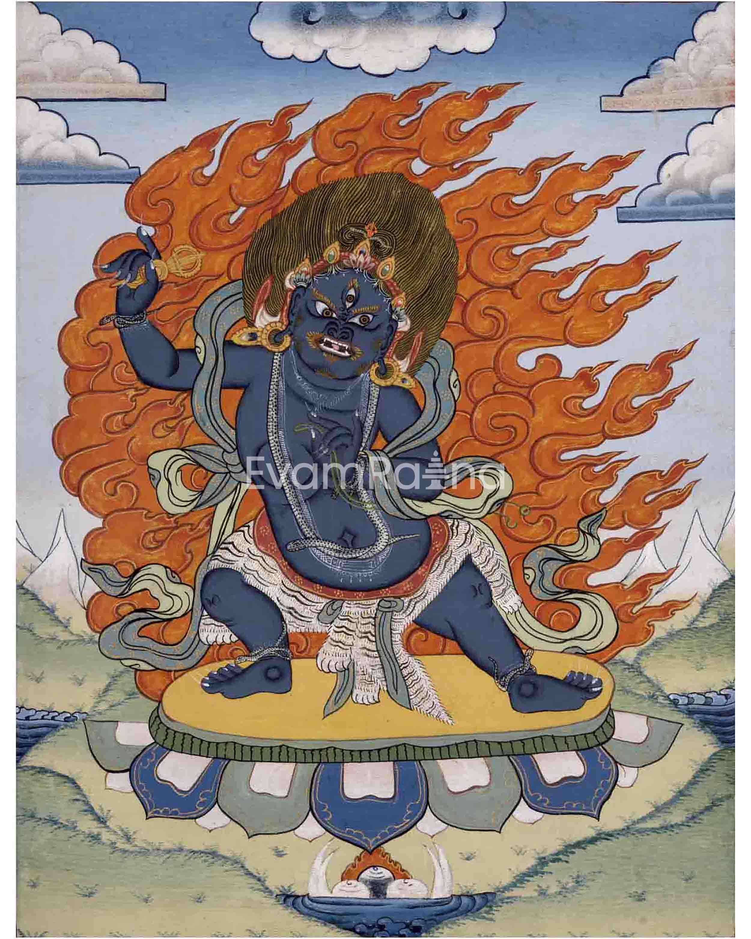 Vintage Vajrapani Thangka