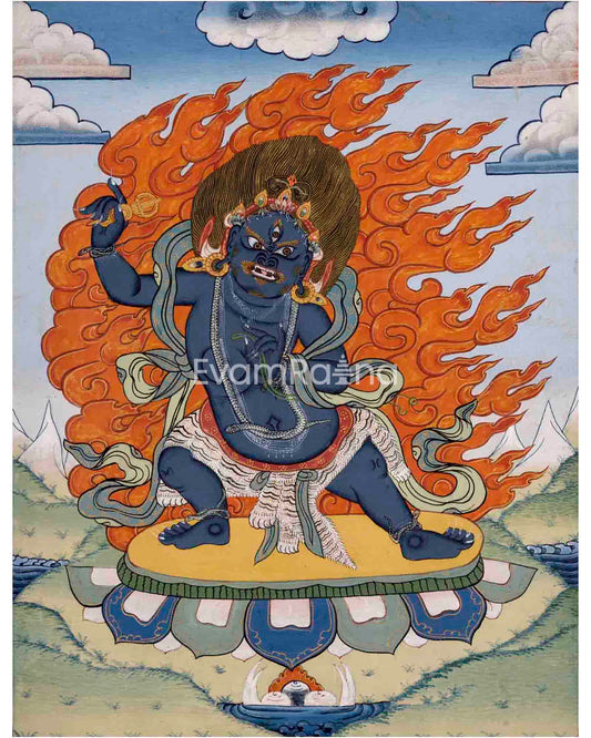 Vintage Vajrapani Thangka