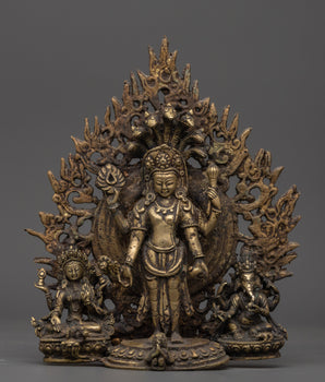Handcrafted Vishnu Sculpture