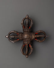 Vishwo Vajra Buddhist Ritual Tool | Traditional Vajrayana Sacred Object