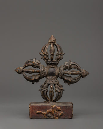 Buddhist Vishwo Vajra with Stand