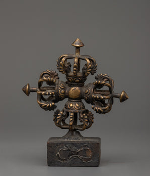Bishwo Vajra Protection Tool | Handcrafted Copper Spiritual Artifact