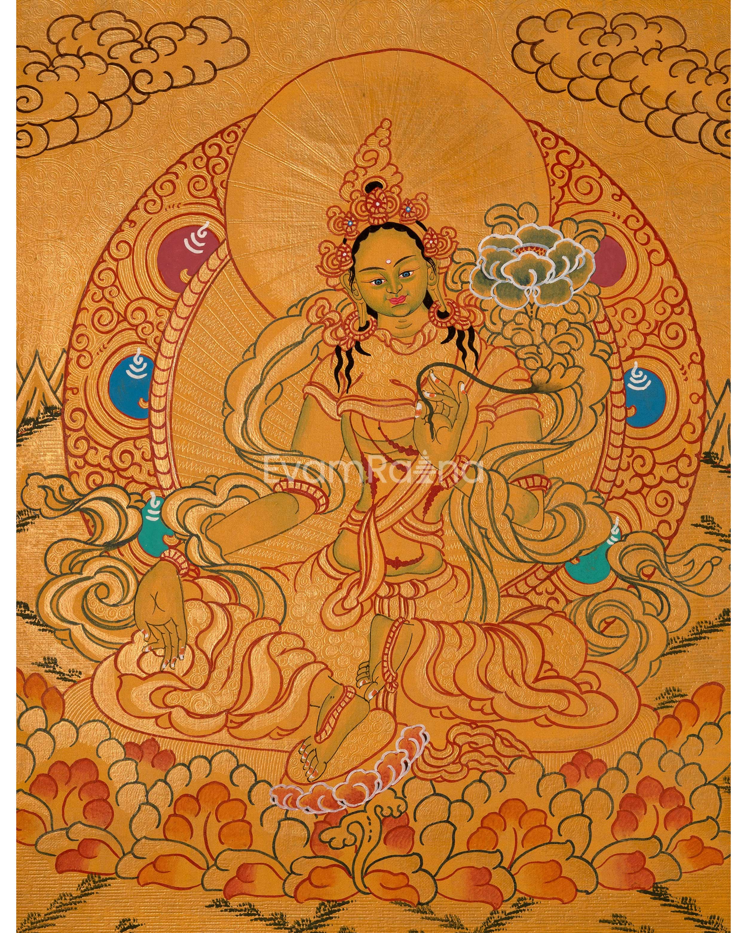 Goddess Green Tara Artwork | Protector, Healer & Symbol of Enlightened Action