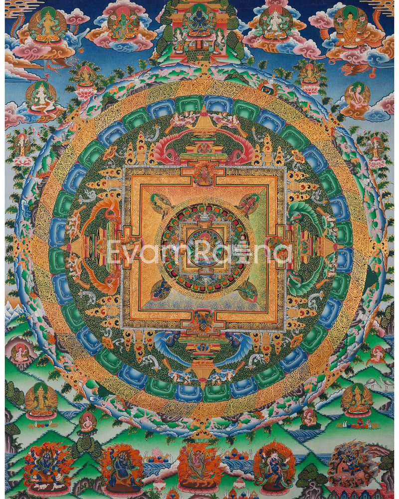 Wall Art of Vasundhara Mandala