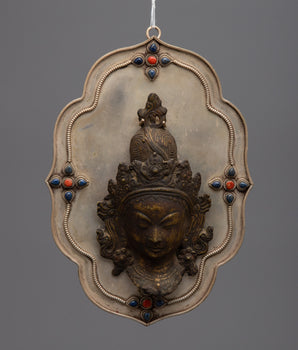 White Tara Face Wall Decor