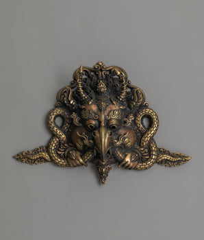 Garuda Handcrafted Mask Wall Hanging | Symbol of Protection and Power