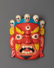 Tibetan Protective Deity Wall Mask