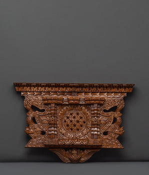Wooden Hand Carved Newari Wall Hanging