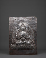Iron Chenrezig Wall Hanging 
