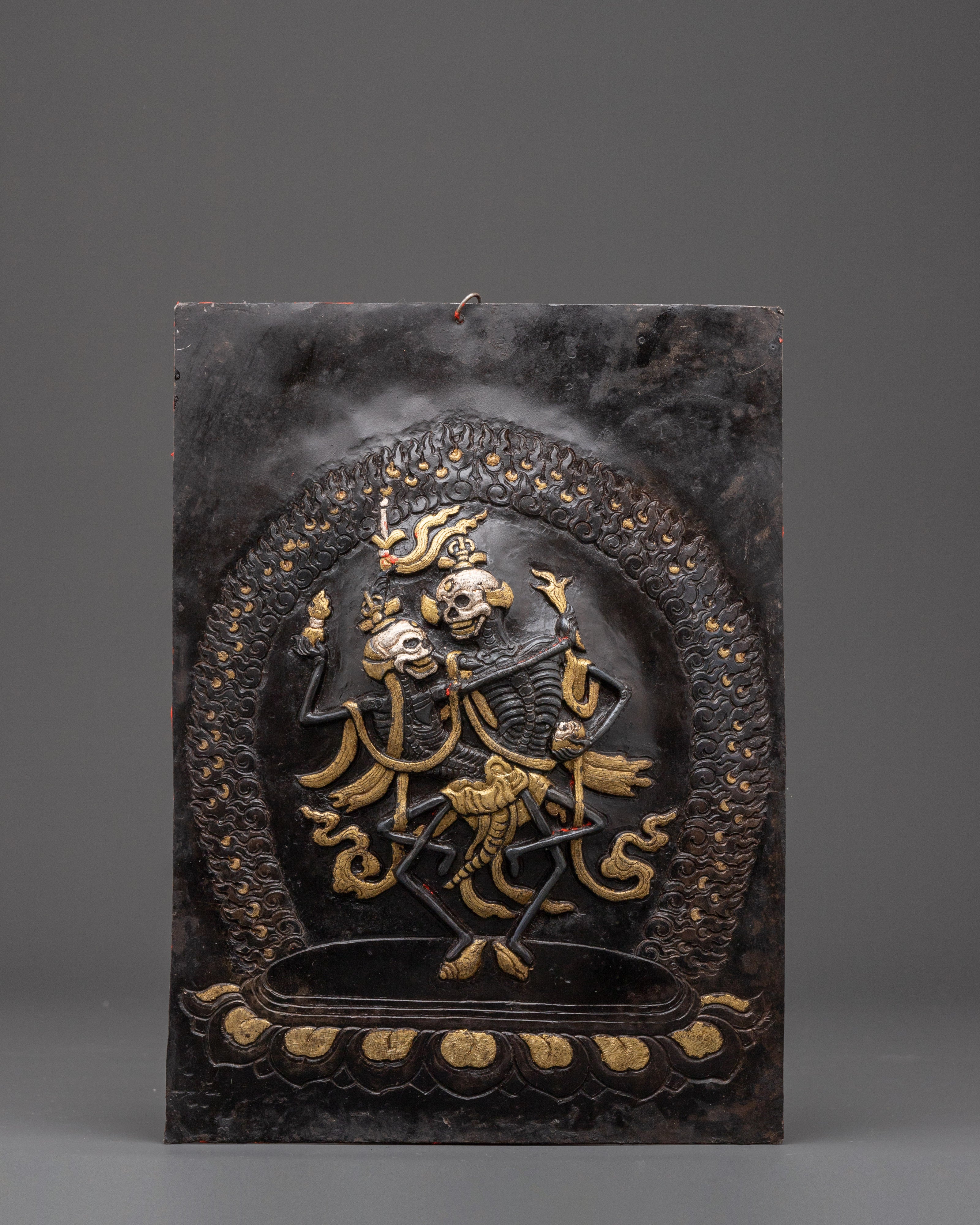 Tibetan Chitipati Wall Hanging